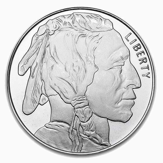 1 oz Silver Round – Buffalo