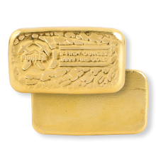 5 oz Cast-Poured Gold Bar - Pioneer Metals