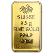 2.5 Gram Gold Bar