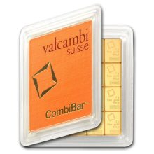 20 Gram Swiss Valcambi Gold CombiBar