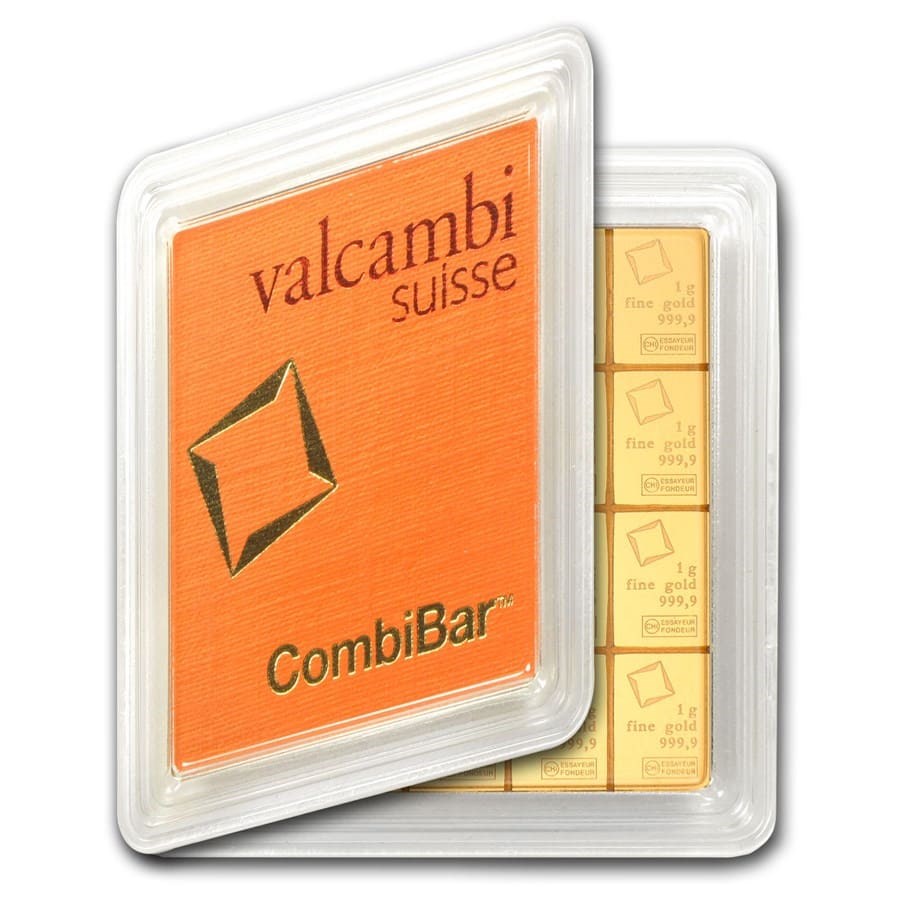 20g Valcambi Gold CombiBar (20x1g w/ Assay)