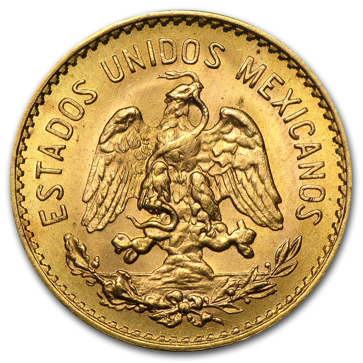 Mexico Gold 5 Pesos (Random Year) AU-BU